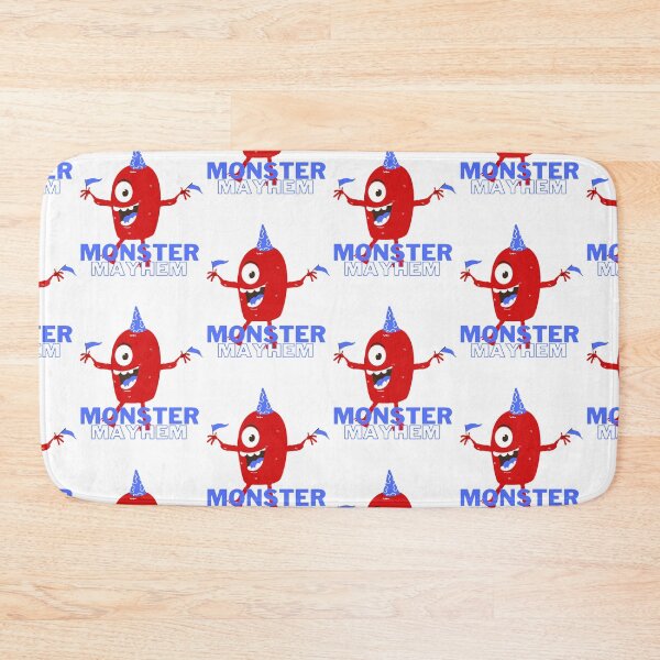 Item preview, Red and Blue animated monster - Monster mayhem designed and sold by priyankajustine.