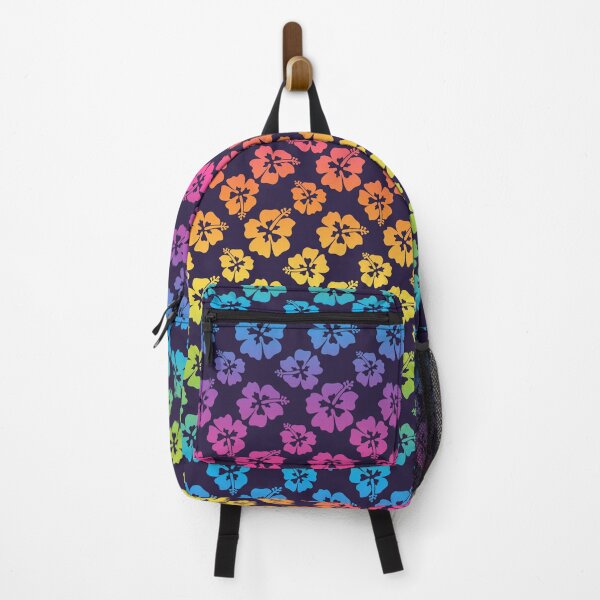 Item preview, Bright Rainbow Ombre Gradient Hibiscus Flower Pattern designed and sold by 8118420I.