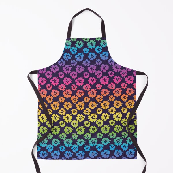 Item preview, Bright Rainbow Ombre Gradient Hibiscus Flower Pattern designed and sold by 8118420I.