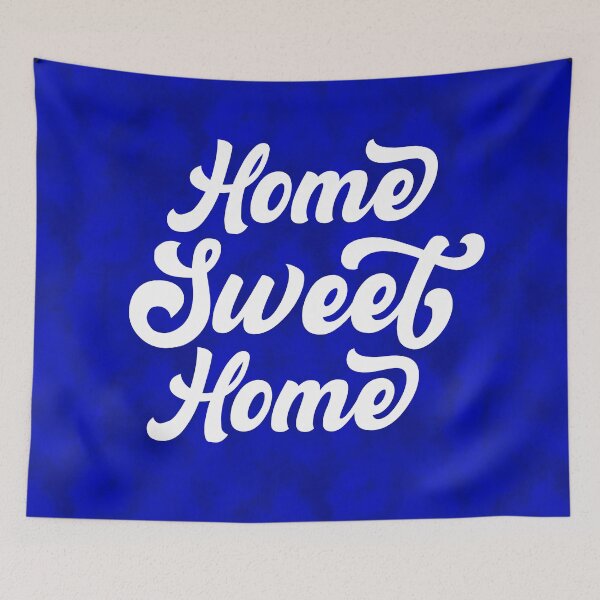 Item preview, Home Sweet Home Black Tie Dye designed and sold by MarzStudio.