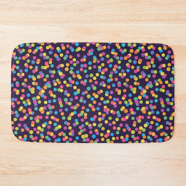 Item preview, Bright Rainbow Ombre Gradient Confetti Pattern designed and sold by 8118420I.