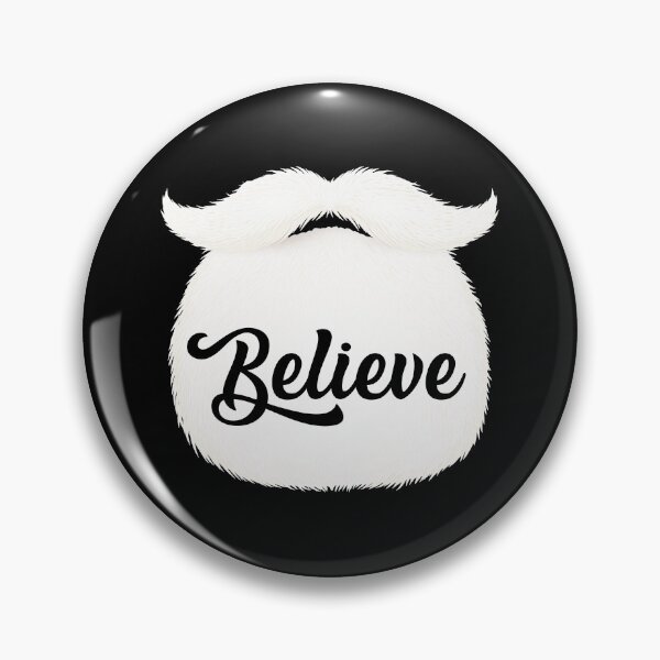Item preview, Santa Claus Beard Believe Christmas Xmas Graphic designed and sold by SpookshowDesign.