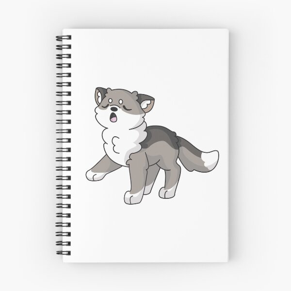 Item preview, Kawaii Wolf Howling - no writing designed and sold by EmHurst10.