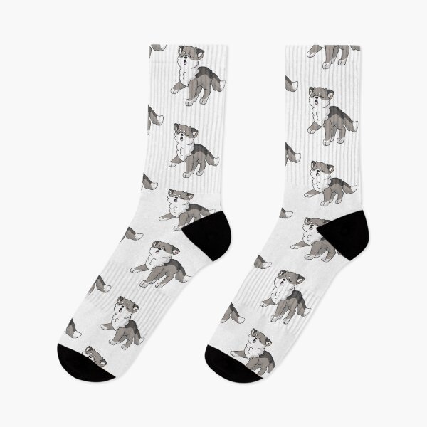 Item preview, Kawaii Wolf Howling - no writing designed and sold by EmHurst10.