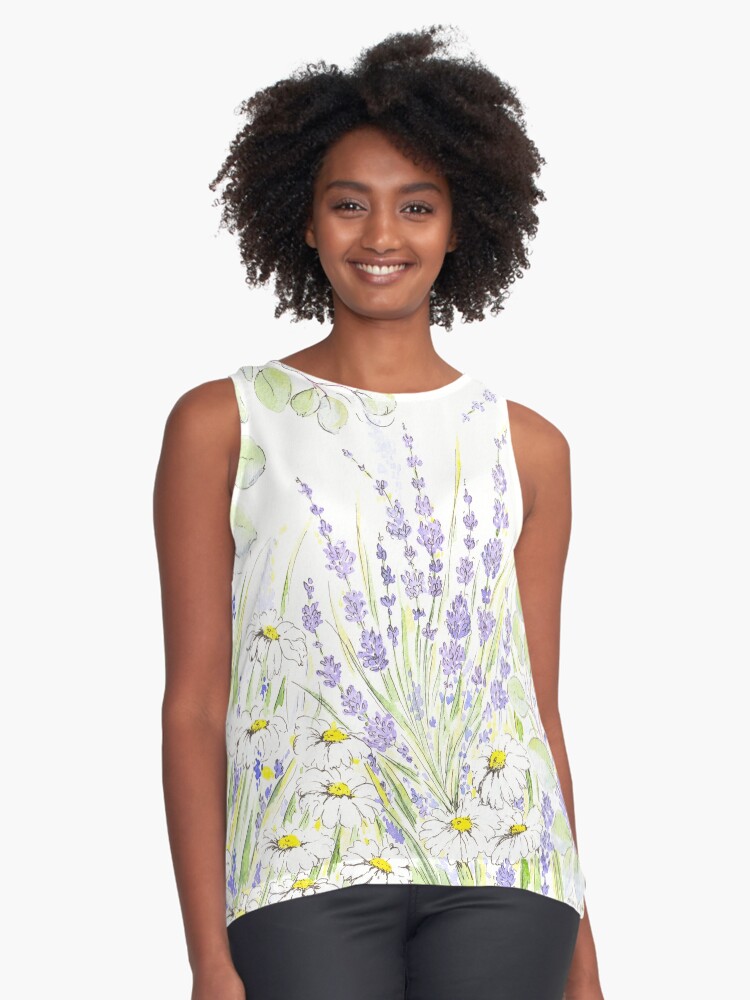 Item preview, Sleeveless Top designed and sold by SarahGoughArt.