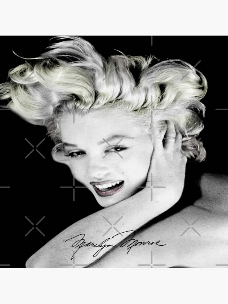 Disover 'MARILYN MONROE' The First American Goddess Premium Matte Vertical Poster