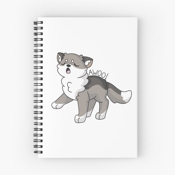 Item preview, Kawaii Wolf Howling Awoo designed and sold by EmHurst10.