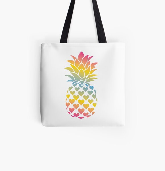 Pansexual Pineapple All Over Print Tote Bag