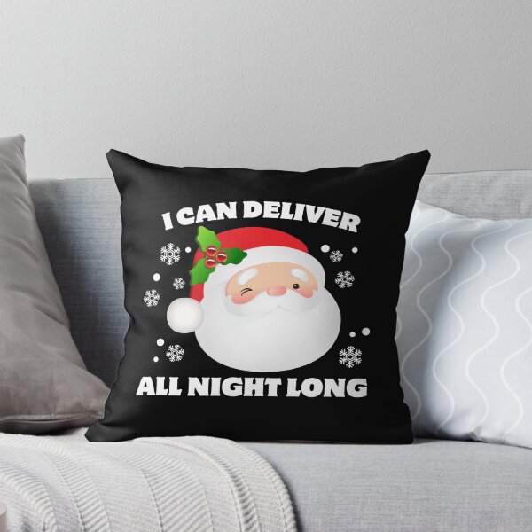 Item preview,  I Can Deliver All Night Long Funny Santa Claus Christmas Joke Graphic designed and sold by SpookshowDesign.
