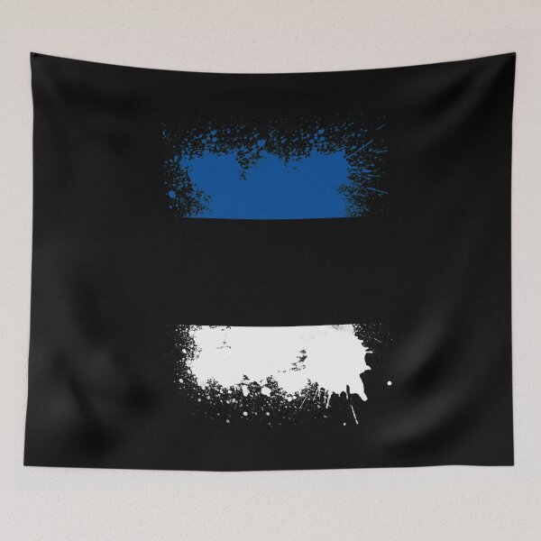 Artikelvorschau, Estland Flagge Farbfleck Geschenkidee entworfen und verkauft von Argentini.