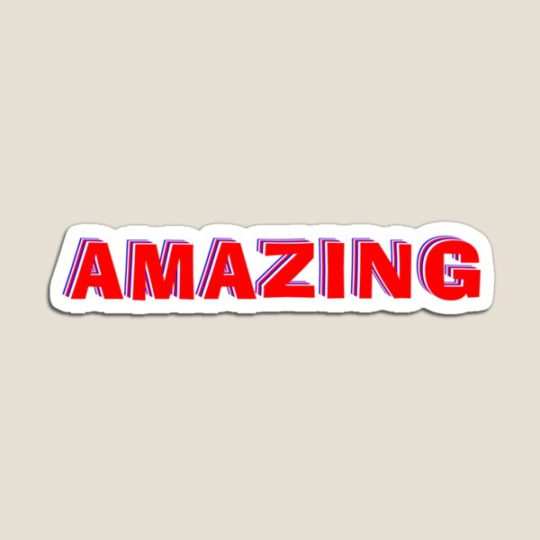 Item preview, Amazing Sticker designed and sold by Boxing Kangaroo Retail Company.