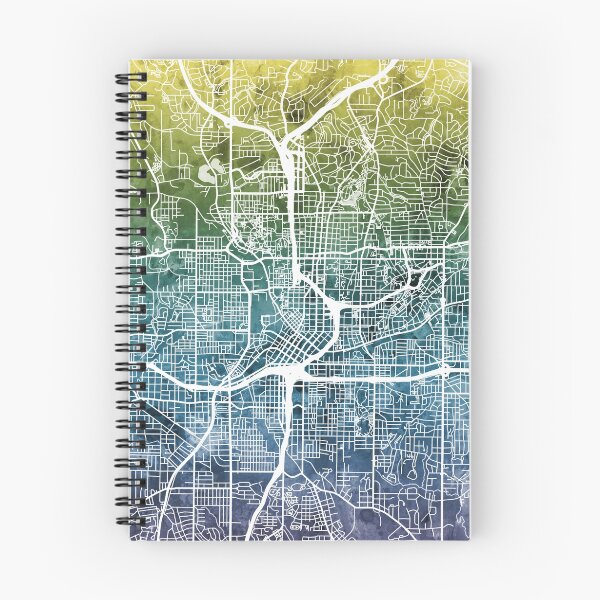 Item preview, Atlanta Georgia City Map designed and sold by ArtPrints.