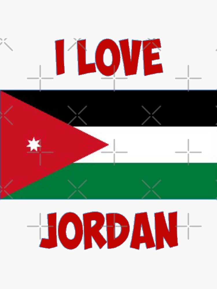 I Love Jordan - Jordan - Sticker