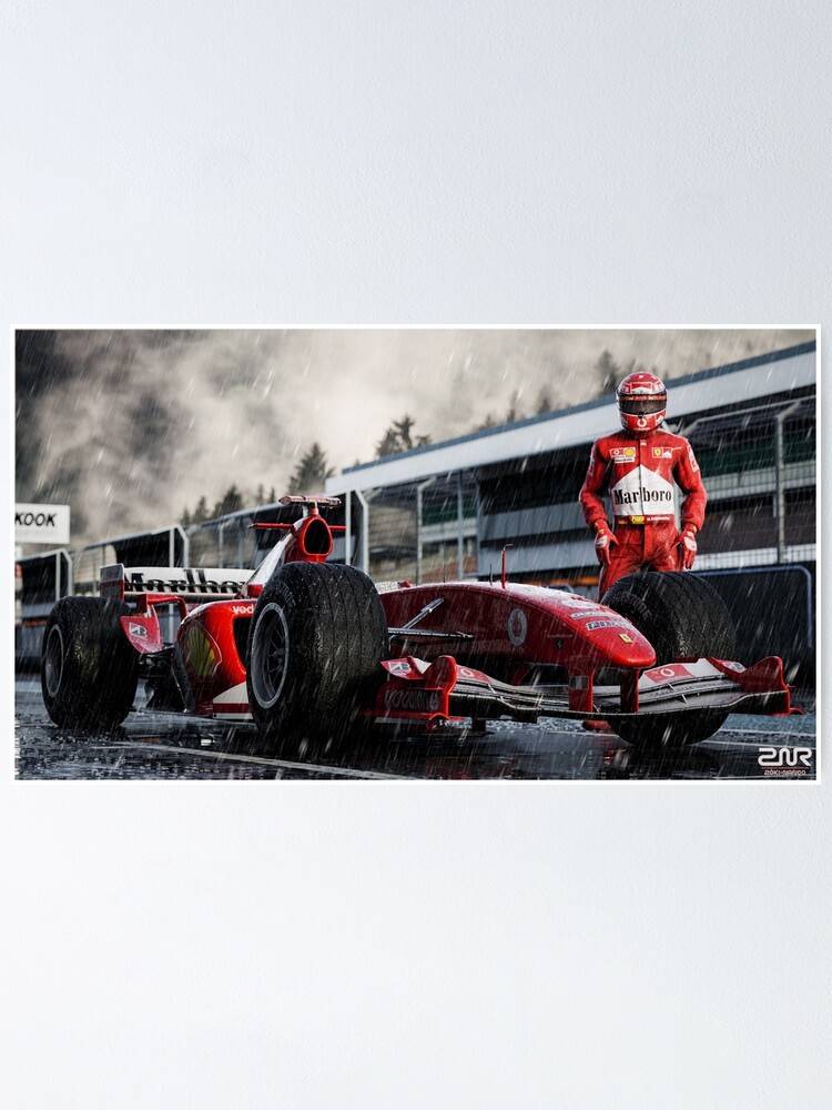"Michael schumacher" Poster for Sale by Iscapus | Redbubble