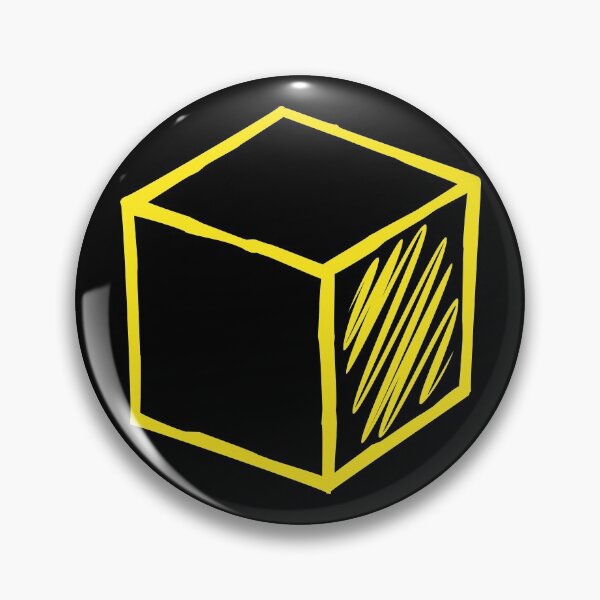 Item preview, Yellow sketchy cube designed and sold by superbleague.