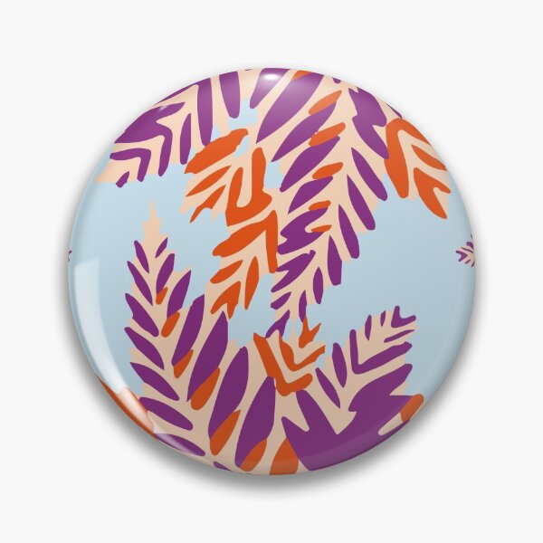 Item preview, Bouquet of natural leaves  ornament retro light blue designed and sold by amazimals.