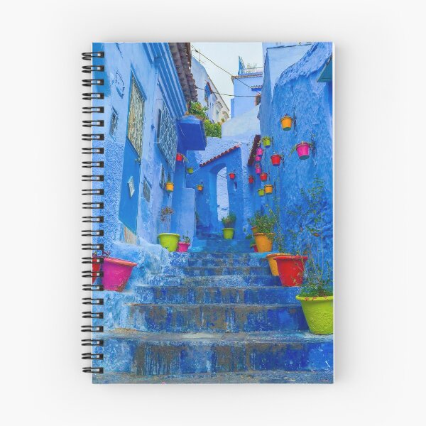 Item preview, Flower Pots in the Blue City, Chefchaouen, Morocco designed and sold by buckal.