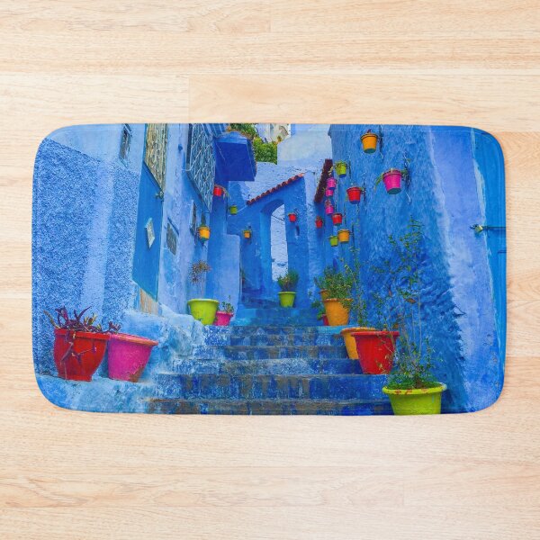 Item preview, Flower Pots in the Blue City, Chefchaouen, Morocco designed and sold by buckal.