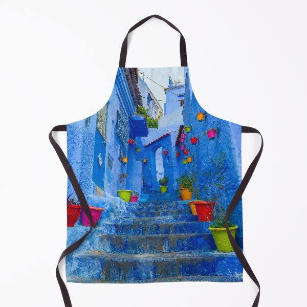 Item preview, Flower Pots in the Blue City, Chefchaouen, Morocco designed and sold by buckal.