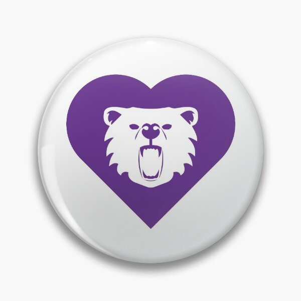Item preview, Bear Mascot Cares Purple designed and sold by cmd-art.