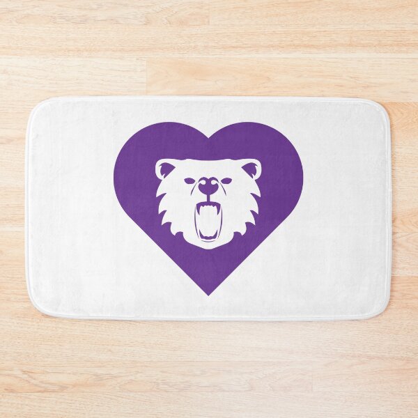 Item preview, Bear Mascot Cares Purple designed and sold by cmd-art.