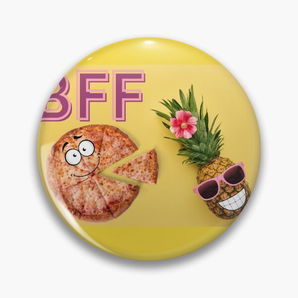 Item preview, Pineapple Pizza BBF Vibes  designed and sold by Iambellanova.