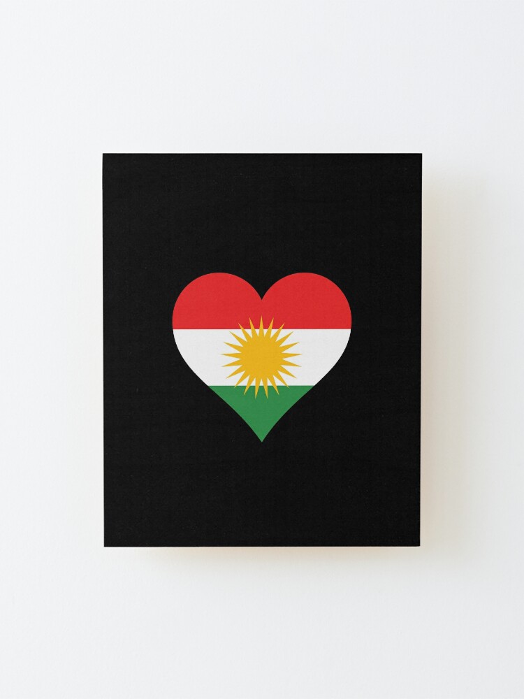 Kurdistan Kurdish flag flag Poster by GeogDesigns