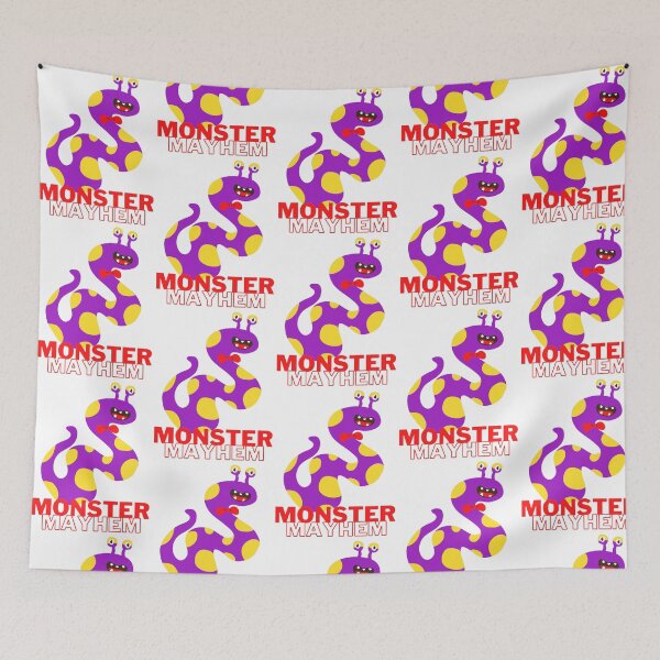 Item preview, Purple happy monster - Monster mayhem designed and sold by priyankajustine.