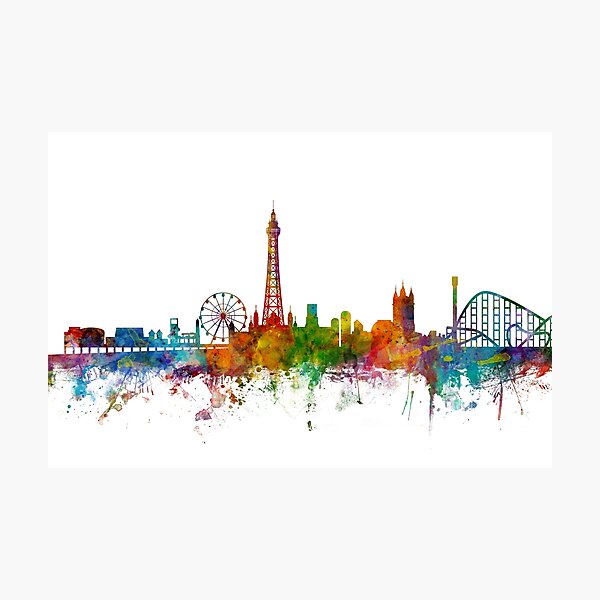 Item preview, Blackpool England Skyline designed and sold by MICHAEL TOMPSETT.