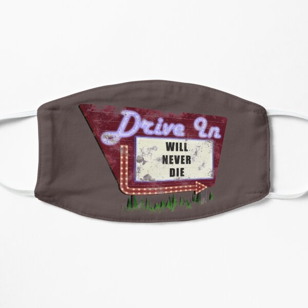 The Drive-In Will Never Die Flat Mask