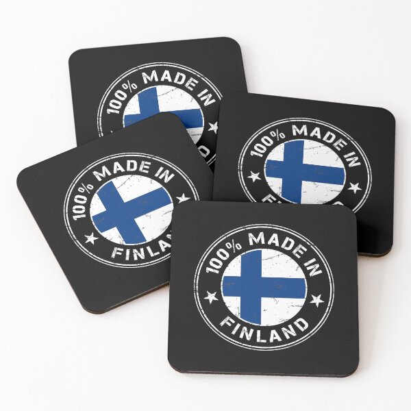 Item preview, Finland Finnish flag flag stamp designed and sold by GeogDesigns.