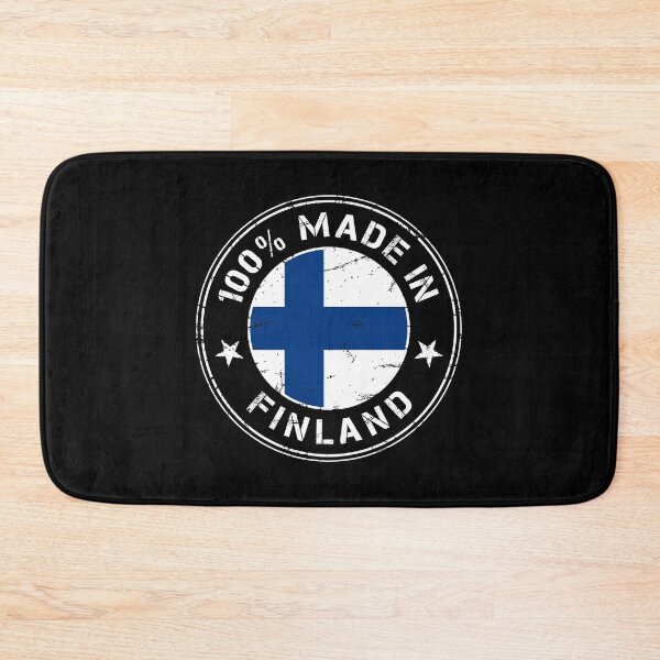 Item preview, Finland Finnish flag flag stamp designed and sold by GeogDesigns.