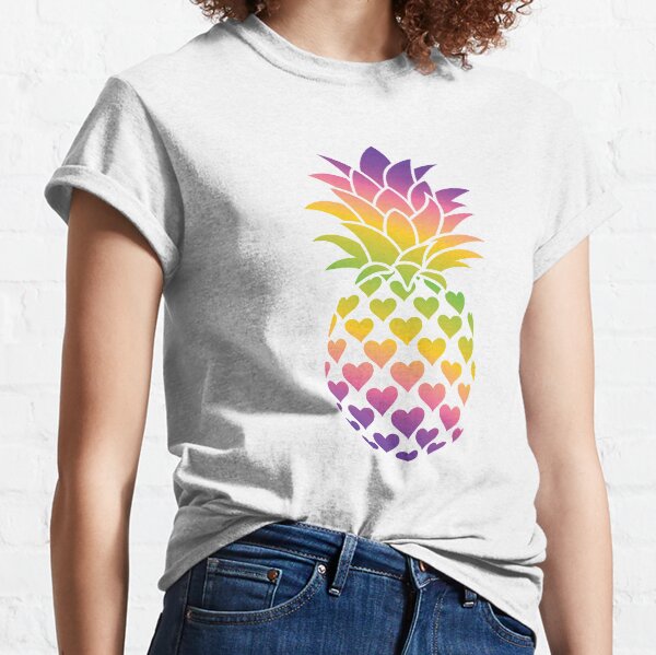 Lesbian Pineapple (Multicolor Version) Classic T-Shirt