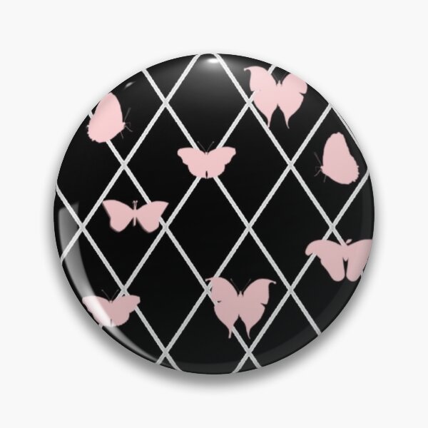 Item preview, Pink and Black Lattice Butterflies designed and sold by BoneArtPetite.