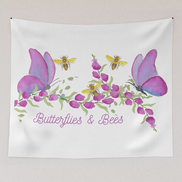Item preview, Butterflies and Bees 2 designed and sold by Maria Jordan-O'Reilly.