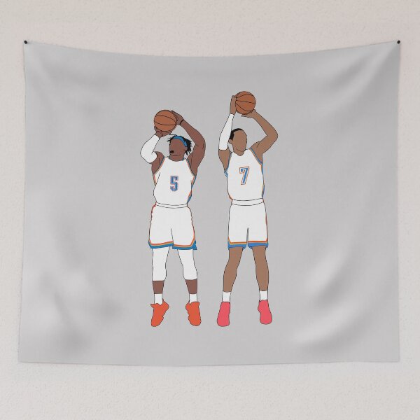 Item preview, Thunder Rookies Darius Bazley and Luguentz Dort designed and sold by TheKevin 27.