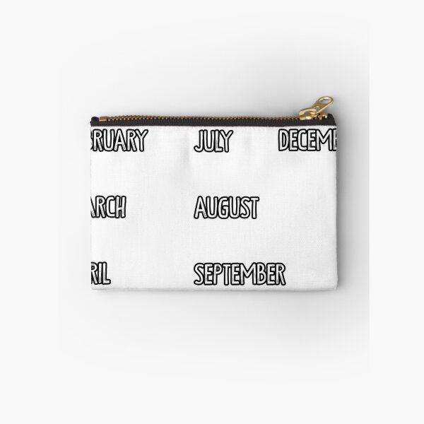 Item preview, Months - black & white designed and sold by PaintPsd.