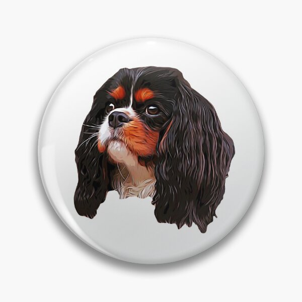 Item preview, Cavalier king charles spaniel Tri  designed and sold by ElegantCat.