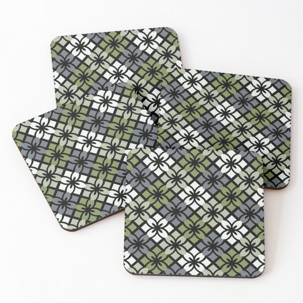 Item preview, Aro Floral Tile Pattern designed and sold by RicePaperDesign.