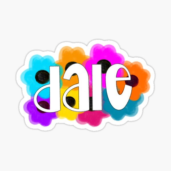 Dale Orange Sticker