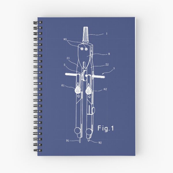 Item preview, Architectural Compass Patent Blueprint designed and sold by archistyle.