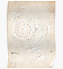Greek Myth Family Spiral (Infographic) Poster