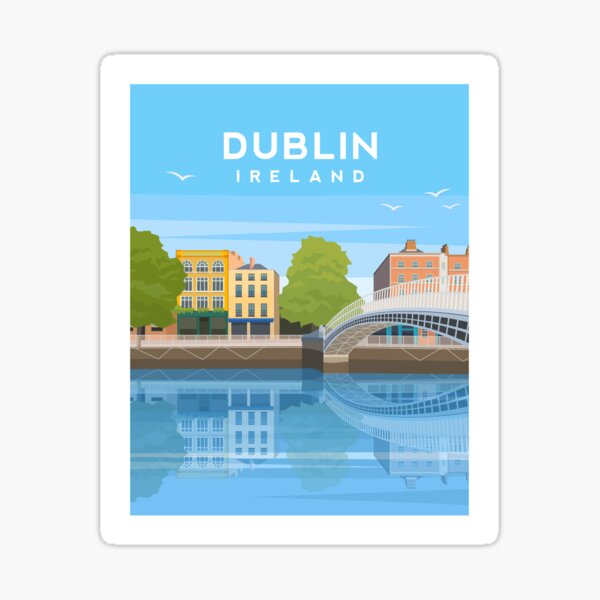 Item preview, Dublin, Ireland - Ha'penny Bridge designed and sold by typelab.