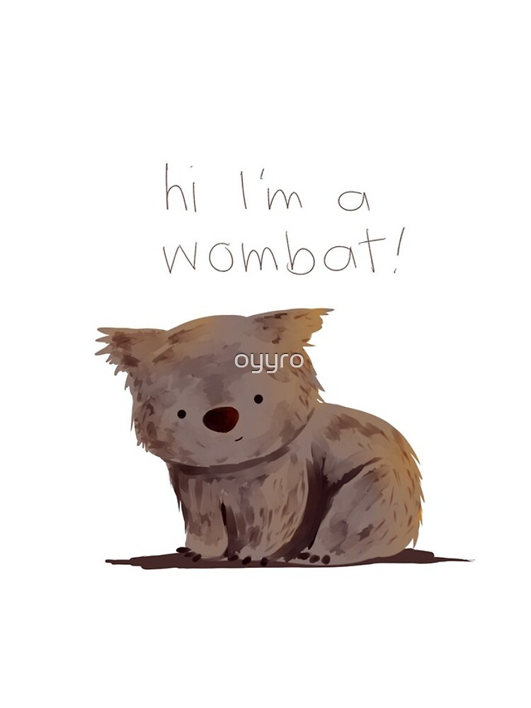 Thumbnail 4 of 4, iPhone Case, Wombat designed and sold by oyyro.