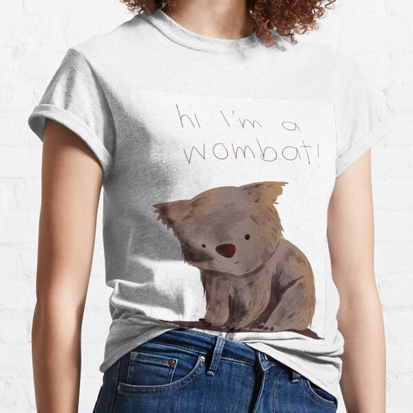 Vista previa del artículo con la obra «Wombat», diseñado y vendido por oyyro.