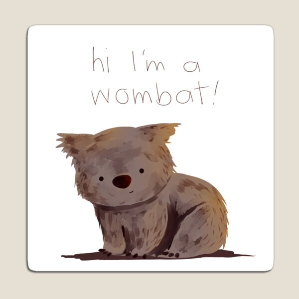Item preview, Wombat designed and sold by oyyro.
