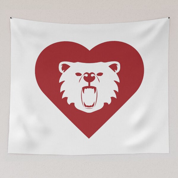 Item preview, Bear Mascot Cares Red designed and sold by cmd-art.