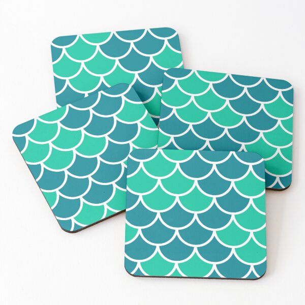 Item preview, Turquoise mermaid scales designed and sold by Agaly.