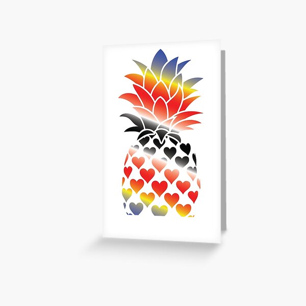 Polyamorous Pineapple Greeting Card