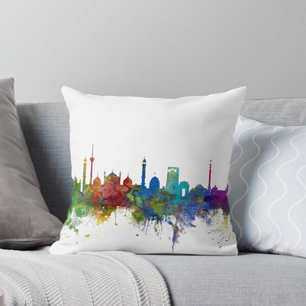 Aperçu de l'œuvre New Delhi Inde Skyline créée et vendue par ArtPrints.